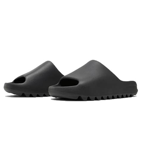 yeezy slides black|unisex yeezy slides.